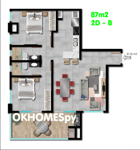 AREA 1 - DEPARTAMENTO VENTA - REF: A1/995/CDE AA
