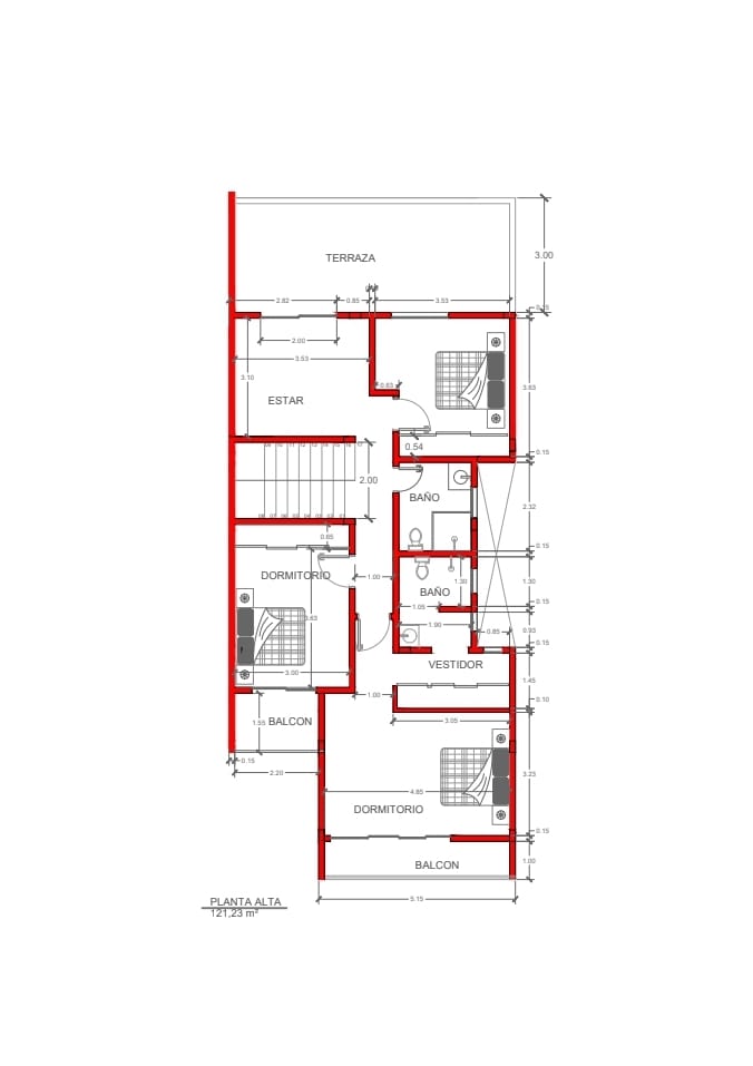 B. SAN JOSE - DUPLEX VENTA - REF: BSJ/P250/CDE ALM